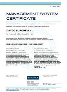 DAYCO ISO 9001