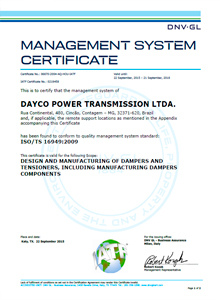 DAYCO TS 16949