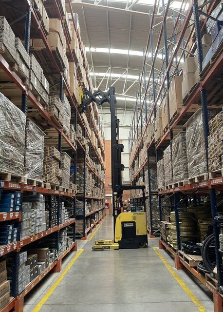 subiendo mercancia